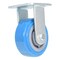 Vestil Polyurethane Rigid Caster 5 In. Diameter x 2 In. Width 771 Lb. Capacity Light Blue/Gray CST-KB-5X2PUP-R - alternate 1