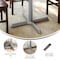 Flash Furniture Beverly 30in. x 30in. Restaurant Indoor/Outdoor Table X-Base w/3in. Dia. Table Height Column, Slvr XU-T3030-SLV-GG - alternate 7
