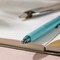 Deli NUSIGN Retractable Gel Pen 0.7mm, Blue Ink, Metal Clip, 12PK ENS666-BL - alternate 4