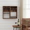 Homeroots 4" Brown Wood Entertainment Organizer 661177 - alternate 3