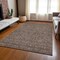 Homeroots 10' X 14' Chocolate And Gray Floral Washable Indoor Outdoor Area Rug 582265 - alternate 7