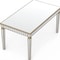 Homeroots 59" Silver and Gold Mirrored Glass and Wood Mirrored Dining Table 632743 - alternate 5