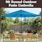 Pure Garden 9-Foot Outdoor Patio Umbrella, Blue 83-OUT5443 - alternate 14