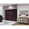 Vdomdoors Front Exterior Prehung Aluminum Double Doors Ronex1277 Brown Mirrored Clear Glass 2 Sidelights RONEX1277DEXD-BRW-W12+72+12xH96-RH-I - alternate 3