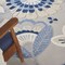Homeroots 7' X 10' Blue And Gray Floral Indoor Outdoor Area Rug 546841 - alternate 6