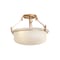 Hudson Valley Lighting Lowerre 2 Light Semi Flush in Patina Gold Leaf Finish 1552-PGL - alternate 1