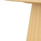 Homeroots 67" Natural Wood Double Pedestal Base Oval Dining Table 720669 - alternate 3