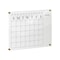 Martha Stewart Grayson Acrylic Wall Calendar w/Notes w/Dry Erase Marker and Mntng Hrdwr, 24in. x 18in., w/Blk Prnt BR-AC-4560-BK-CLRBK-MS - alternate 1