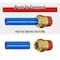 Mytee Products DOT Male Connector Brass Push-Lock Air Brake Fitting 1/2 in Tube OD x 1/2 in NPT (Set of 5pcs) MP-ABF-ST1212 - alternate 7