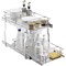 Vevor 2-Tier Wire Pull Out Cabinet Under Sink Organizer 12x21x15.2 in(WxDxH) LX-C9359 - alternate 1