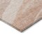 Homeroots 8' Salmon And Pink Round Abstract Washable Indoor Outdoor Area Rug 603709 - alternate 8