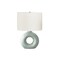 Monarch Specialties Lighting, 24"h, Table Lamp, Green Ceramic, Ivory / Cream Shade, Contemporary, Modern I 9671 - alternate 1