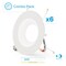 Infibrite 6 In. Retrofit 4000K Cool White LED Recessed Light 12W 1100LM, Dimmable, Wet Rated, 6PK IB-006-4-12W-WH-6PK - alternate 1