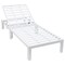 Leisuremod Chelsea Modern Outdoor White Chaise Lounge Chair With Side Table & Red Cushions CLTW-77R2 - alternate 9