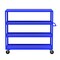 Valley Craft Utility Cart, Steel, 3600 lb Load Capacity, 65 in L, 30 in W F89167BUPH - alternate 14