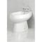 Kingston Brass Three-Handle Bidet Faucet with Knurled Handle and Brass Pop-Up, Polished Chrome KB6321KNL - alternate 5