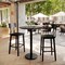 Flash Furniture Commercial 31.25" Black Faux Marble HPL Tabletop with Black Bar Height RD Base ST-RD31-BKMAR-TR18B-GG - alternate 9