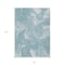 Homeroots 8' X 10' Teal Blue And Aqua Abstract Washable Indoor Outdoor Area Rug 587491 - alternate 6