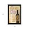 Homeroots Good Wine 1 Black Framed Print Wall Art 405230 - alternate 4
