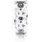 Leviton Duplex Receptacle Outlet, 20A, White, 125V T5362-W - alternate 1