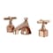 Kingston Brass Widespread Bathroom Faucet with Brass Pop-Up, Rose Gold KZ446CHXRG - alternate 1