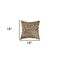 Homeroots Set of Two 18" Brown and Black Leopard Cowhide Throw Pillows, 2PK 544652 - alternate 6