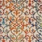 Homeroots 4' X 6' Ivory Blue Orange And Green Trellis Indoor Outdoor Area Rug 546791 - alternate 9