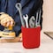 Acrimet Jumbo Pencil Holder Pen Cup Caddy Super Sized Desktop Organizer Solid Red 934.VM - alternate 8