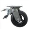 Service Caster 6 Inch Rubber on Steel Caster with Roller Bearing and Total Lock Brake SCC SCC-TTL30S620-RSR - alternate 1