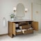 James Martin Vanities Hudson 60" Single Vanity, Honey Oak w/ 3 CM Eternal Jasmine Pearl Silestone Top 435-V60S-HNO-3EJP - alternate 9