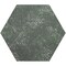 Apollo Tile 9 x 11 in. Textured Olive Green Porcelain Hexagon Wall and Floor Tile 8.07 sq ft/case, 16PK HEX88BORESMA - alternate 6