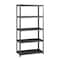 Iron Horse 3200 Riveted Steel Shelving 5-Shelf Unit, 18D x 36W x 72H, GunGray/Black 20996 - alternate 1