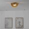 Vidalite Sovev Wall Sconce with Rattan and Opal Glass Shade, Brushed Brass Flush Mount Canopy CE1009211 - alternate 6