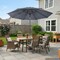 Villacera 9-Foot Outdoor Patio Umbrella, Gray 83-OUT5446 - alternate 10
