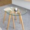 Fab Glass And Mirror 16in Round Tempered Glass Table Top- (Flat Polished Edge) Glass Table Top -1/2in Thick Round 16RT12THFLTE - alternate 6