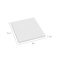 Homeroots 4in White Memory Foam Twin Mattress Topper 711952 - alternate 2
