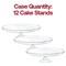 Smarty Had A Party 11.6" Clear Medium Round Plastic Cake Stands (12 Cake Stands), 12PK CS115C-CASE - alternate 9