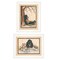 Homeroots Set Of Two Gone Fishing 1 White Framed Print Wall Art, 2PK 406207 - alternate 1