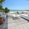 Homeroots 9' X 12' Taupe Ombre Washable Non Skid Indoor Outdoor Area Rug 563680 - alternate 9