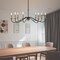 Jonathan Y Wicklow 40" 8-Light Bohemian Farmhouse Iron LED Chandelier, Brass Gold/Black JYL7914B - alternate 10
