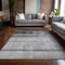 Homeroots 3' X 5' Gray Ombre Washable Non Skid Indoor Outdoor Area Rug 563640 - alternate 9