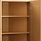 Homeroots Set Of Four Brown Wood Corner Accent Cabinet With Two Doors 712125 - alternate 5