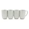 Laurie Gates Madrina 4 Piece 19 Ounce Stoneware Assorted Designs Mug Set in Mint 138963.01 - alternate 5