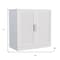 Homeroots 31in White Wood Accent Cabinet With Two Doors 691111 - alternate 5