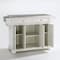 Crosley Alexandria Stainless Steel Top Full Size Kitchen Island/Cart KF30002AWH - alternate 8