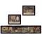 Homeroots Set Of Three Country Bath 11 Black Framed Print Bathroom Wall Art, 3PK 405638 - alternate 1