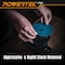 Powertec 5in 9 Holes Hook and Loop Assorted Sanding Disc, Ceramic, 80/120/220 Grit & Abrasive Cleaning Stick 45901CN - alternate 9