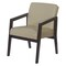 Office Star Products Espresso Finish Visitor's Chair with Castillo Cream Memory Foam Seat WD588-K004 - alternate 8