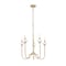 Z-Lite Allistair 5-Light Chandelier, 24 in W, Modern Gold 352-5MGLD - alternate 7