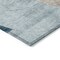 Homeroots 3' X 5' Rust Beige And Teal Blue Geometric Washable Indoor Outdoor Area Rug 604935 - alternate 7